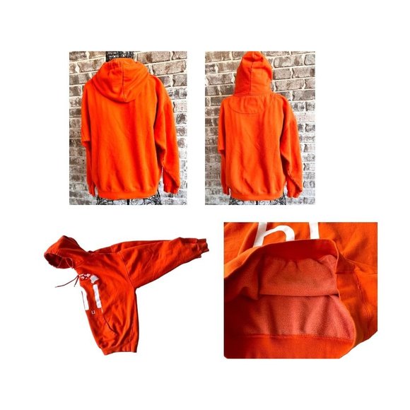 VTG Maui Hoodie Unisex Large Aloha Hawaii Orange Hooded Sweatshirt Hawai… - Picture 10 of 12